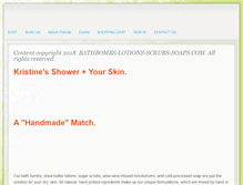 Tablet Screenshot of bathbombs-lotions-scrubs-soaps.com